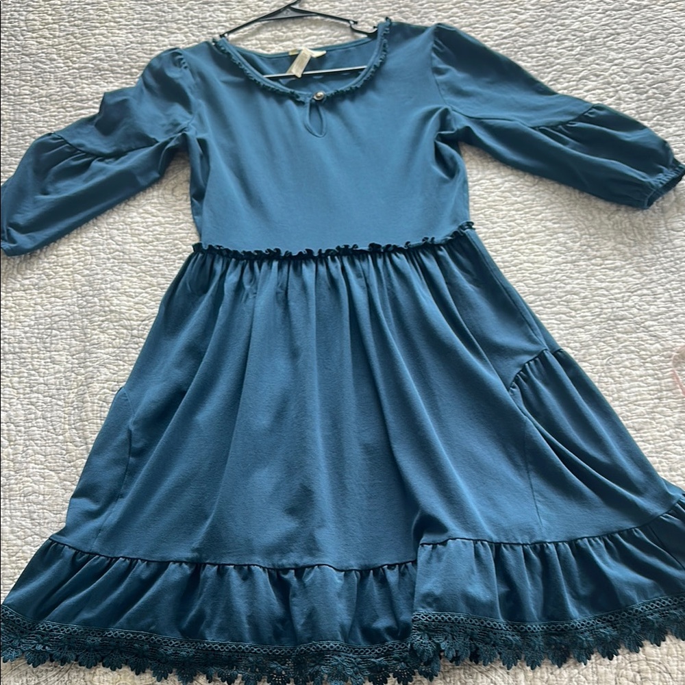 Elegant blue Dress